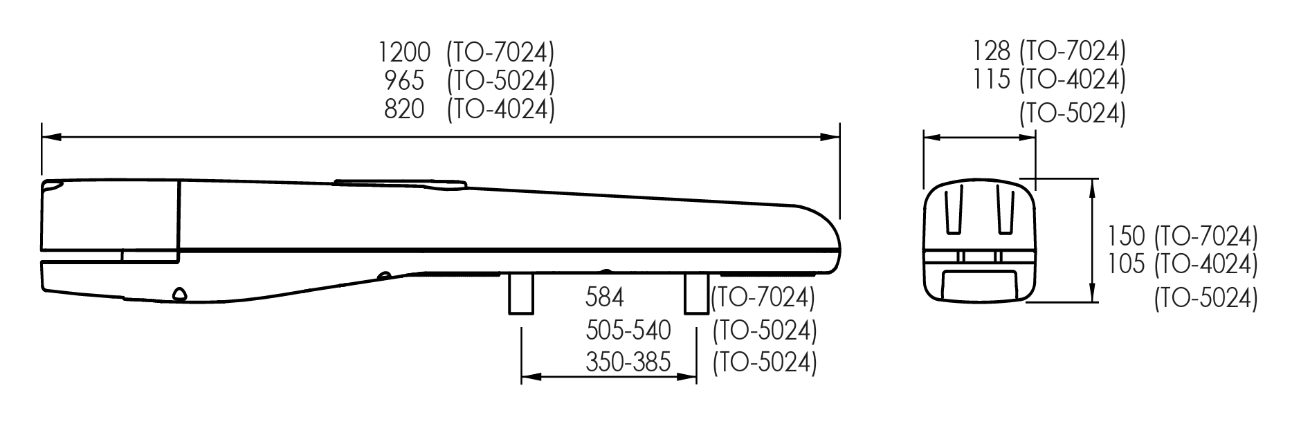 Drehtorantrieb Toona fuer Fluegeltore bis 7 m Fluegellnge 24V-89-11TO7024-A.4