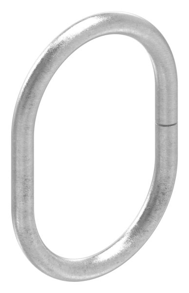 Ring | oval | Material: 12 mm | Außen-Ø: 150x110 mm | Stahl S235JR, roh