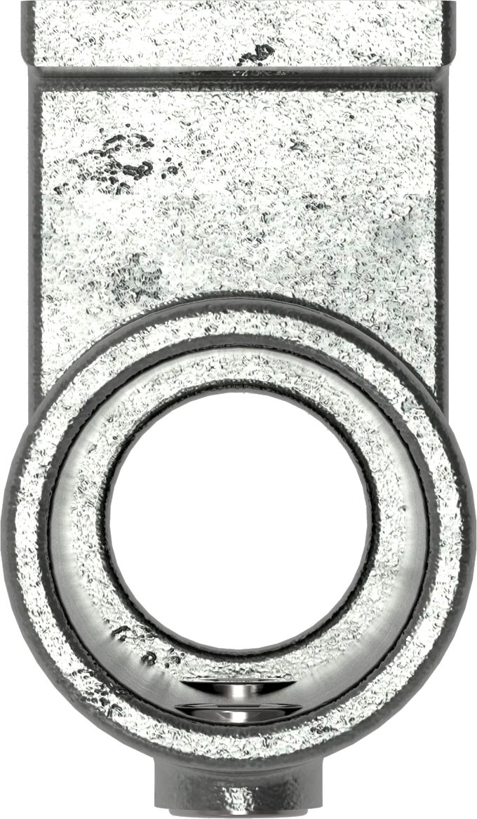 Rohrverbinder | Wandhalter Platte vertikal | 144B34 | 33,7 mm | 1" | Temperguss u. Elektrogalvanisiert
