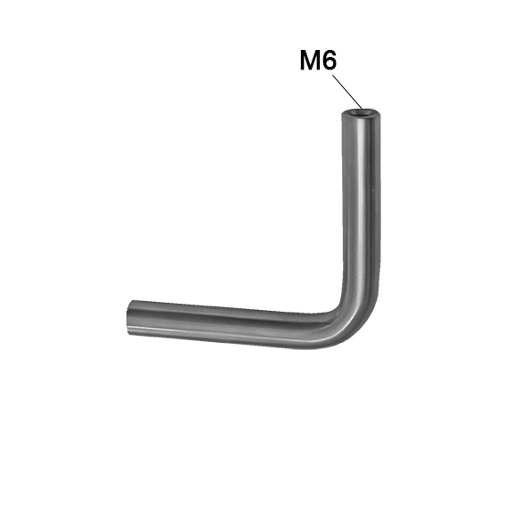 Bügel Ø 12 mm mit 2 x Innengewinde: M6 V2A