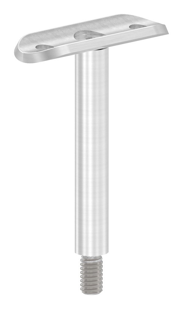 Stift mit Handlaufanschlussplatte Edelstahl V2A Ø 12 mm fuer Rohr Ø 33-7 mm H 78 mm-88-1160711.240