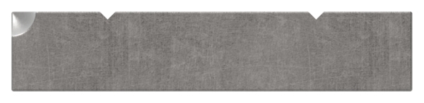 Flacheisen | 2x gerillt | Länge: 3000 mm | Material: 50x10 mm | Stahl (Roh) S235JR