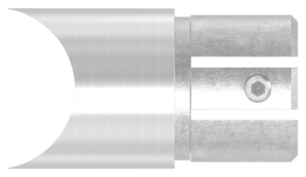 Anschlussstueck 90° V2A fuer Rohr 48-3 mm mit Klemmschraube-11-3639.4