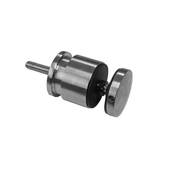 Glaspunkthalter Edelstahl AISI 304 geschliffen fuer Glas 8-17-52 mm- Loch 20 mm- FLEX2-89-11A0747FLEX2-A.4