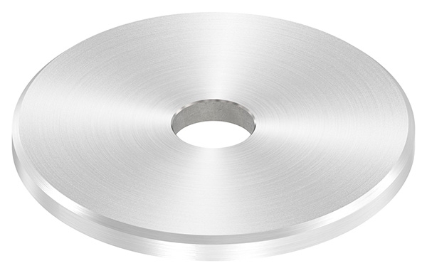 Ankerplatte V2A Ø 60x4 mm Bohrung Ø 12-2 mm Rundschliff Fase-88-1153710-240-60.12