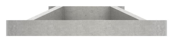 Ankerplatte  Masse- Ø 80x8 mm fuer Rundrohr Ø 33-7 mm V2A- roh-11-3022.4