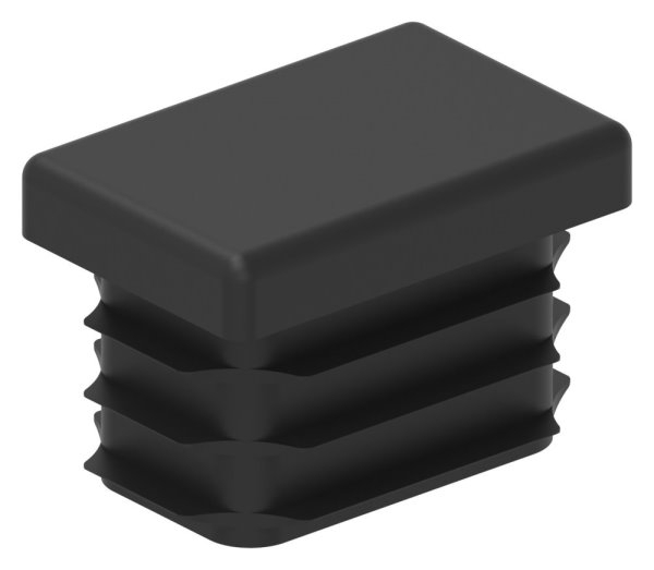 Kunststoffkappe für Rechteckrohr 30x20mm