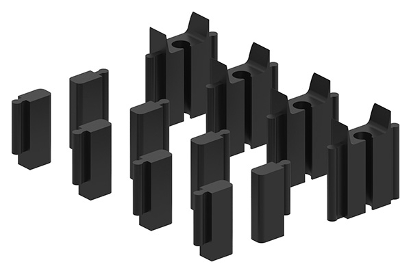 Montagehilfe fuer Traeger Ø 10 mm Handlauf Ø 33-7 mm Erweiterungsset 1-88-1160630-240.E1