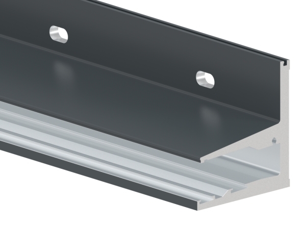 Vordachprofil Aluminium L = 1805 mm pulverbeschichtet RAL 7016-88-11VDE-1800.7016