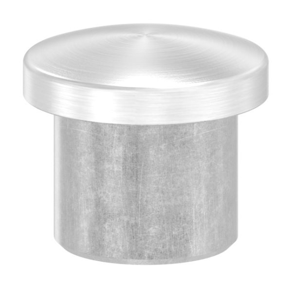 Rohrstopfen fuer Ø 16-0x2-0 mm leicht gewoelbt zum Einkleben V2A-11-5011.4