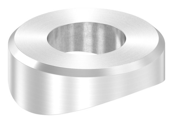 Ausgleichsstueck Edelstahl V2A fuer Rohr Ø 42-4 mm- Ø 25 mm- Bohrung Ø 12-5 mm ohne Senkung-88-1151315.240