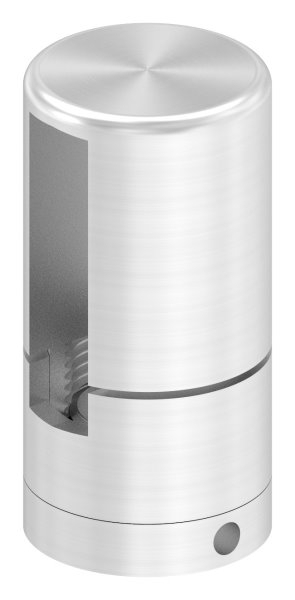 BRENK-fix® Grundhalter für Flachstäbe 40 x 10mm, ALU