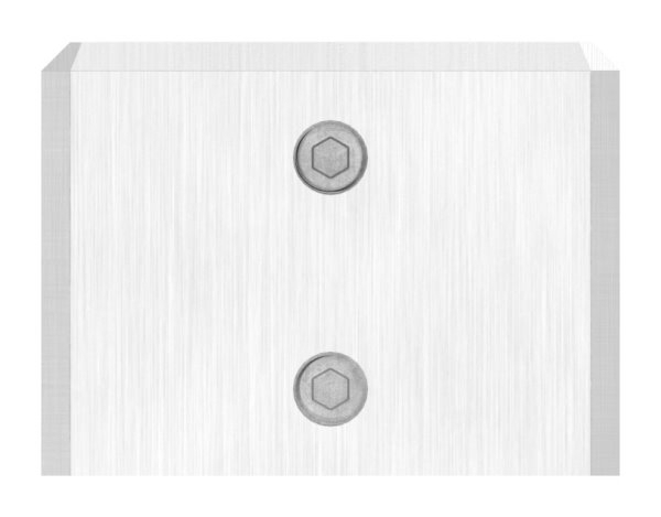 Wandbefestigung für Quadratrohr 30 x 30mm