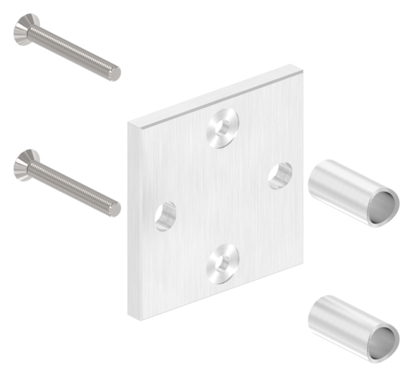 Wandbefestigung für Geländerpfosten 42,4mm