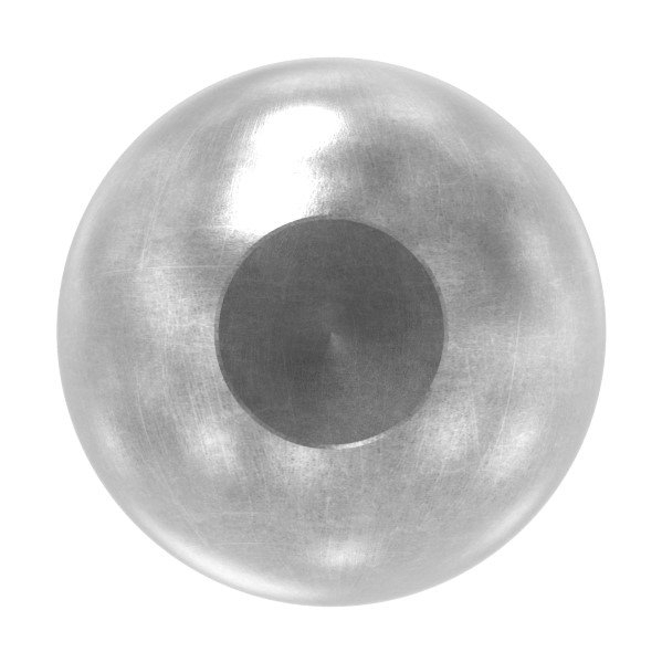 Massivkugel V2A Ø 30 mm mit Sackloch Ø 12-3 mm glatt-30-2739.8
