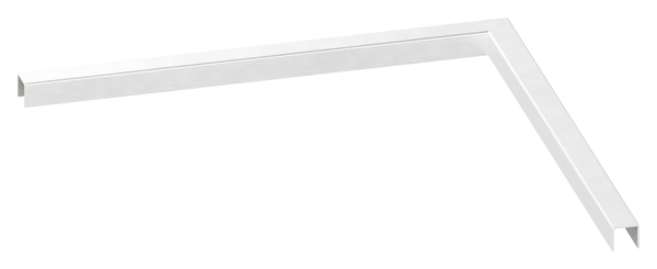 Edelstahl-U-Profil 90° Ecke, 500 x 500mm, V4A