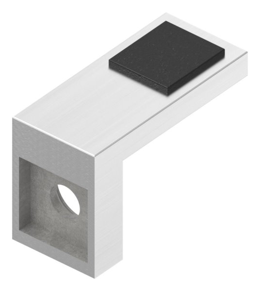 Plattenhalter | Halteplatte | Scheibensicherung für Glas Flach V4A
