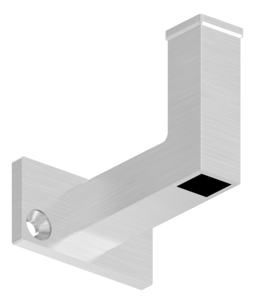 Handlaufhalter zum Anschweißen/Aufschrauben (flach) V2A