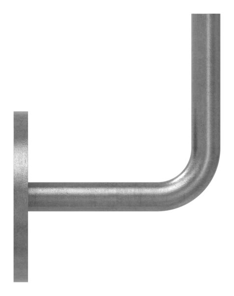 Handlaufhalter | mit Ronde 70x6 mm | zum Anschweißen | Stahl S235JR, roh