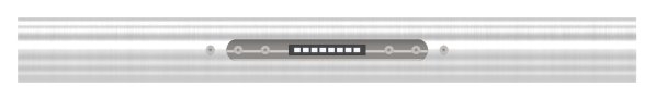LED Handlauf V2A Ø 42-4x2-0 mm L 400 mm 4000 K Neutralweiss-88-11LED-MUSTER-1.4000K