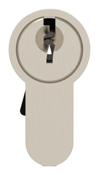 Zylinder Edelstahloptik 60 mm mit 3 Schluessel-11-3954.2