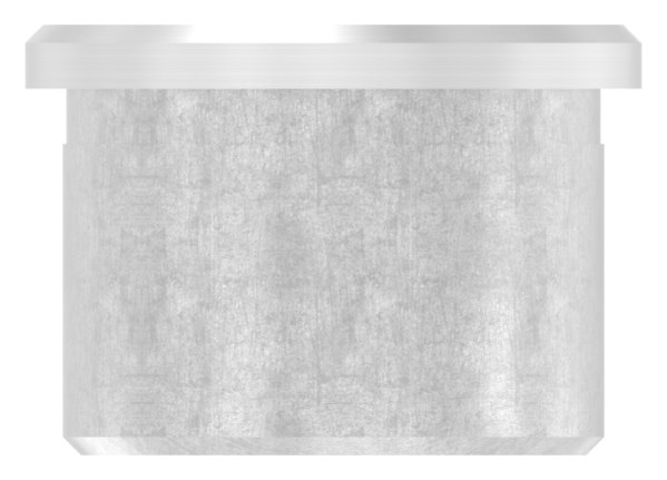 Stopfen zum Kleben mit M8 für 33,7 x 2,0mm, V2A