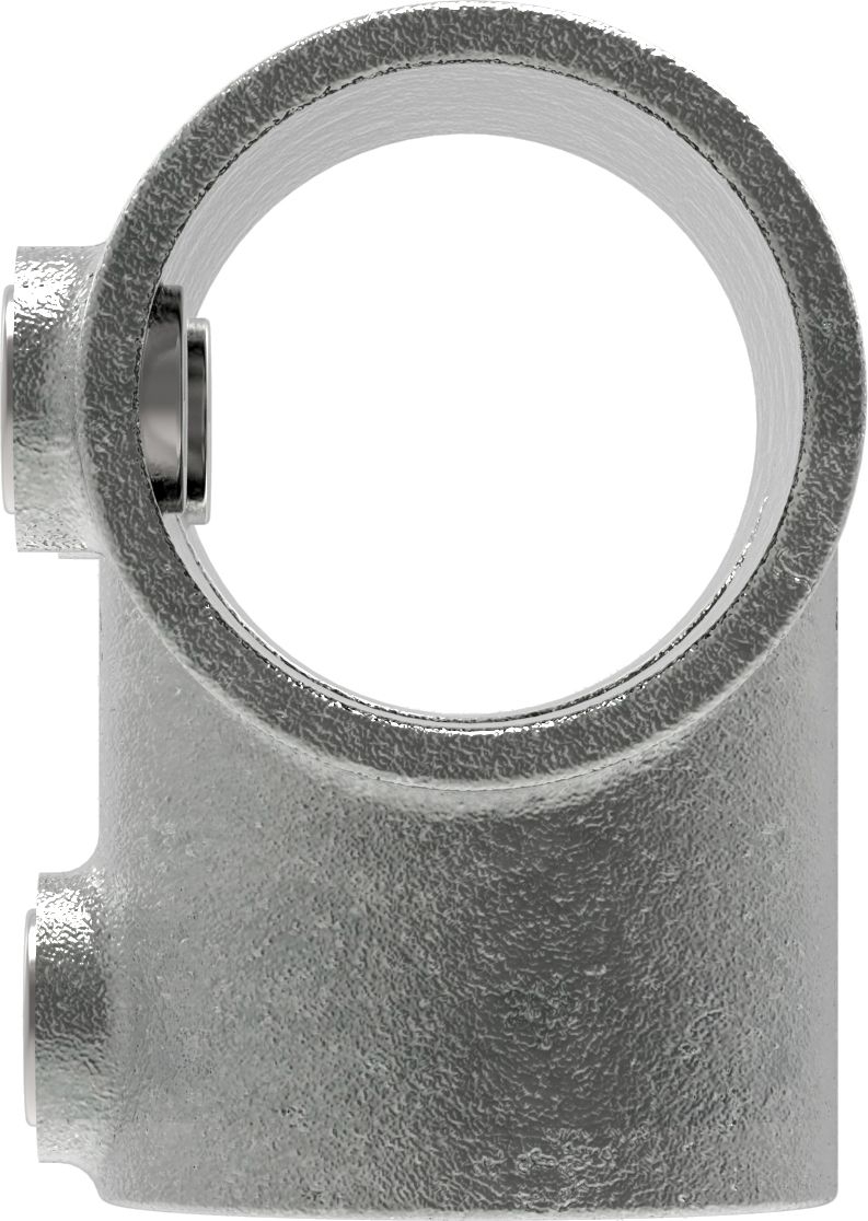 Rohrverbinder T-Stueck lang Ø 26-9 – 60-3 mm - Temperguss verzinkt - 104-104