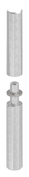 Anschweissband Edelstahl V2A L = 160 mm Aussen-Ø 18 mm Bolzen-Ø 10 mm mit festem Stift-88-1156510-240.160