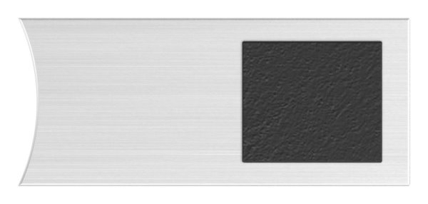 Plattenhalter | Halteplatte | Scheibensicherung für Glas Ø 42,4 mm V4A