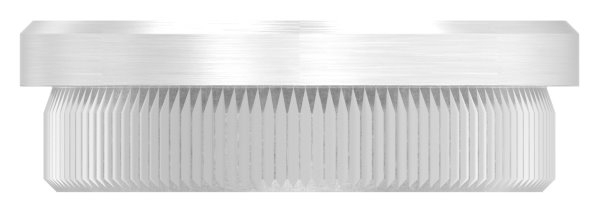 Einsteckkappe V2A fuer Rohr Ø 42-4 mm x 2-0 mm mit M8 Gewinde flach-11-5121.4