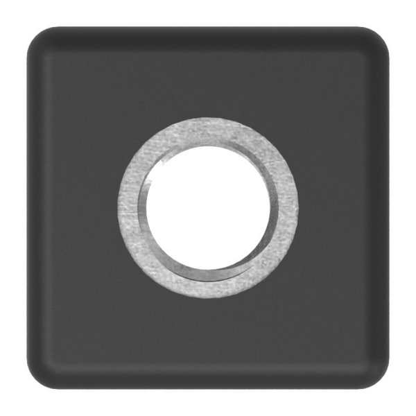 Kunststoffkappe Kunststoff fuer Quadratrohr 20x20x2-0 mm mit M8 Gewinde schwarz-88-11178-20X20.M8