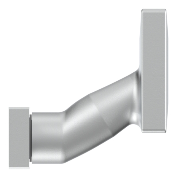 Alu-Tuerdruecker - gekroepft - drehbar - Aluminium EV1-12-3062-D.6