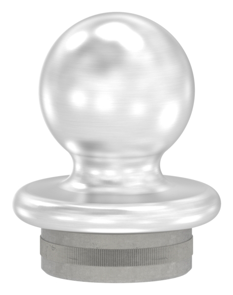 Kugelrohrknopf V2A für Ø 48,3x2,5 mm