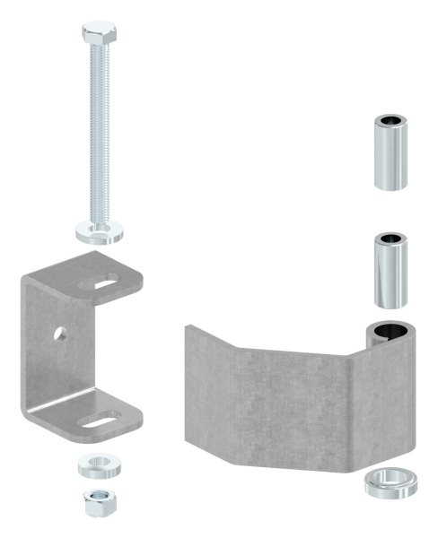 Torband verstellbar zum Anschweißen (groß) Stahl (roh) S235JR