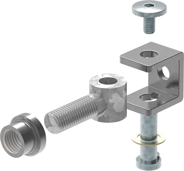 Torband M16 verstellbar schweissbar Stahl -roh- S235JR-30-3505.8