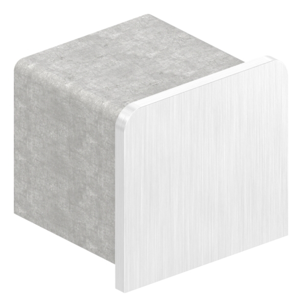 Endkappe für Edelstahl-U-Profil 80530-XXX, V2A