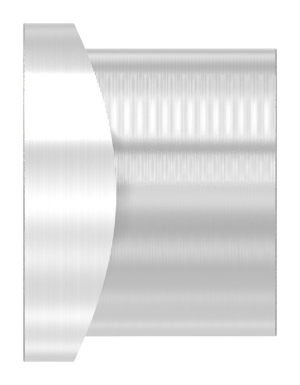 Gewindehuelse Edelstahl V2A fuer Rohr Ø 42-4 mm Gewinde M12 geschliffen Korn 240-88-1151350-240.42
