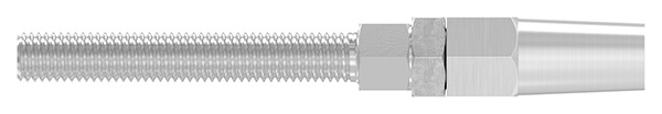 Gewindeterminal zur Selbstmontage | Für Seil Ø 6 mm | V4A