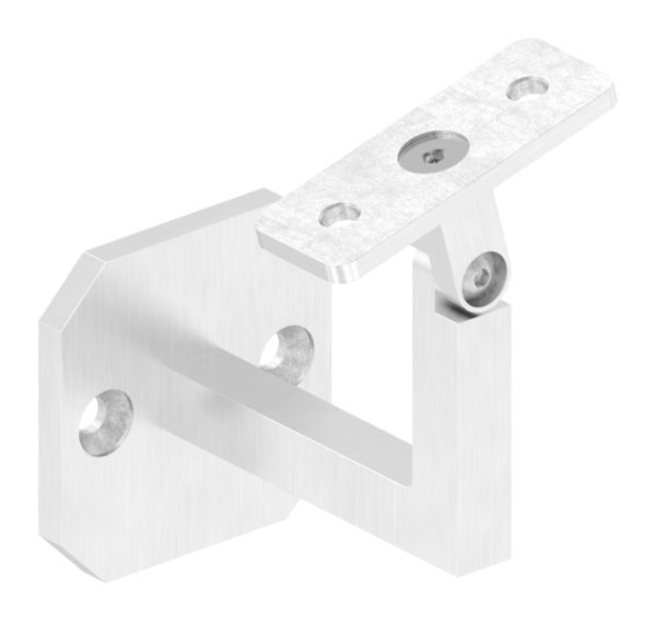Handlaufhalter eckig mit gerader Halteplatte