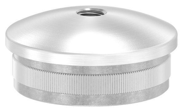 Rohrstopfen fuer Ø 48-3x2-0 mm leicht gewoelbt mit M8 zum Einschlagen V4A-11-5232.1