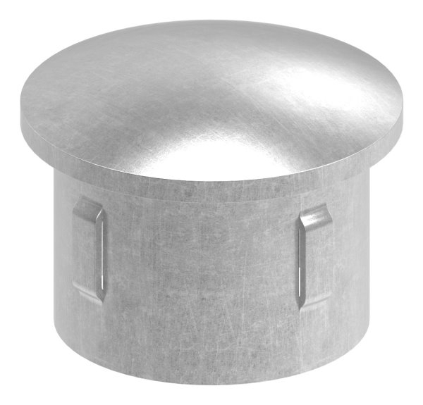 Stahlstopfen | leicht gewölbt | für Rohr Ø 42,4 x 3,0-3,5 mm | Stahl (Roh) S235JR