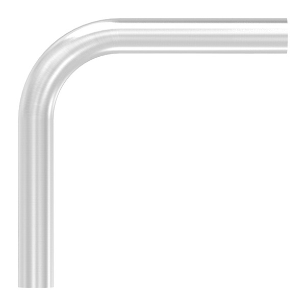 Bogen 90° zum Schweissen aus Rundrohr- Ø 42-4x2-6 mm V2A-11-3774.4