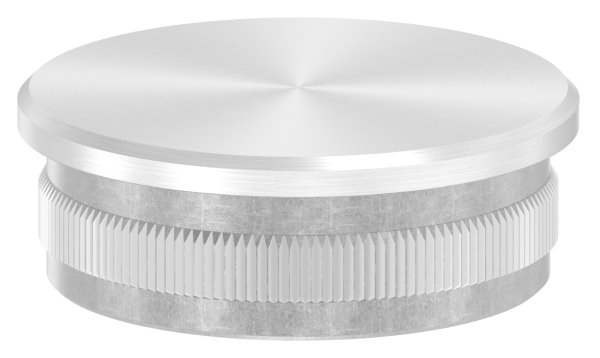 Stopfen flach V2A gegossen für Ø 48,3x2,0 mm