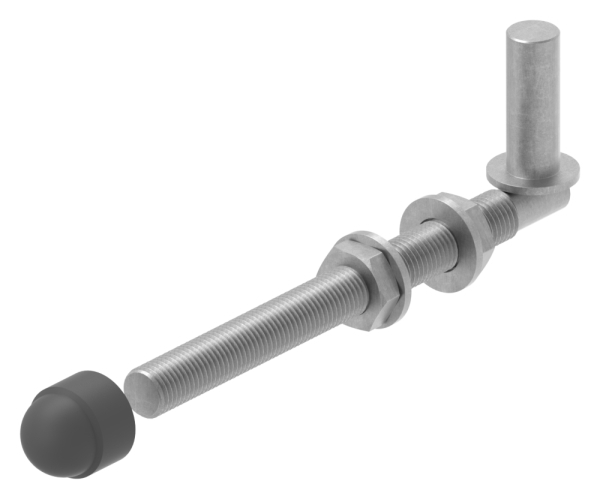 Einhängeband Torband zum Durchschrauben für Ø 16mm, Länge 190mm