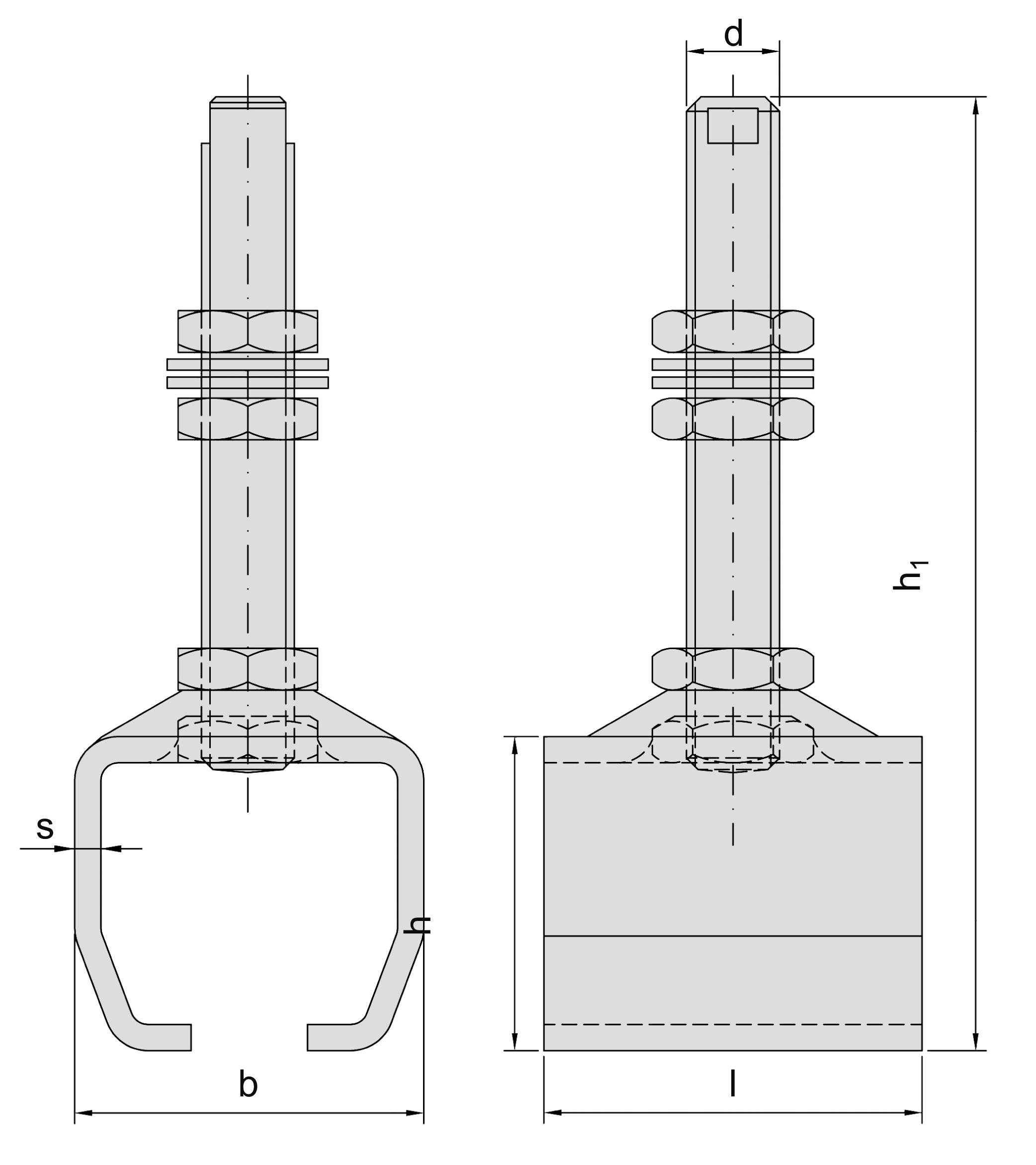 Muffe Schiebetor MEA Gr- 0 verzinkt M10 10335505-60-0214.7