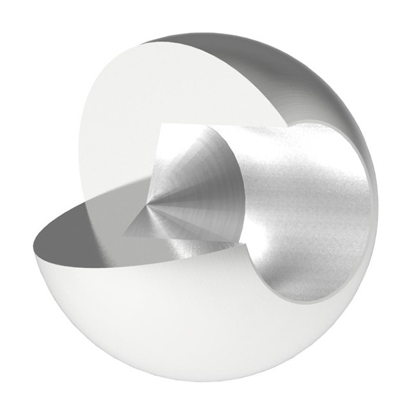 Kugel - Ø 25 mm - mit Sackloch- 12-6 mm - V4A-11-4024.1