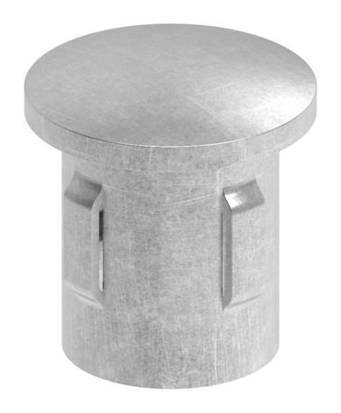 Einschlagkappe Stahl roh fuer Rohr Ø 26-9 mm Wandstaerke 1-8–2-2 mm leicht gewoelbt-88-11166.2601