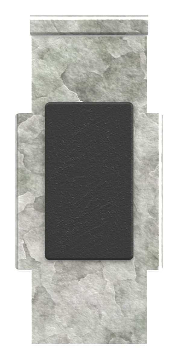 1 Sicherungsboden zu Glasklemme 45x45x26 mm AbZ Zink