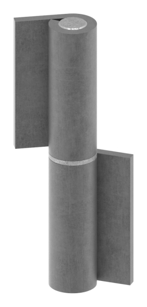 Anschweissband Stahl 2-teilig mit losem Zapfen 250 kg Tragkraft-88-11431.120