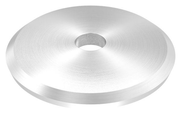 Ankerplatte Ø 58 x 5 mm gewoelbt mit Zentrierbohrung- Ø 10 mm V2A-11-2207.4